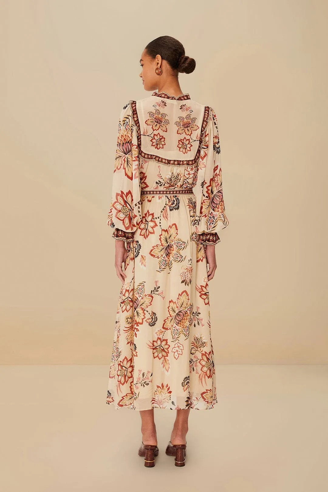 Sand Aura Floral Blouse sold by FARM Rio product image thumbnail 3