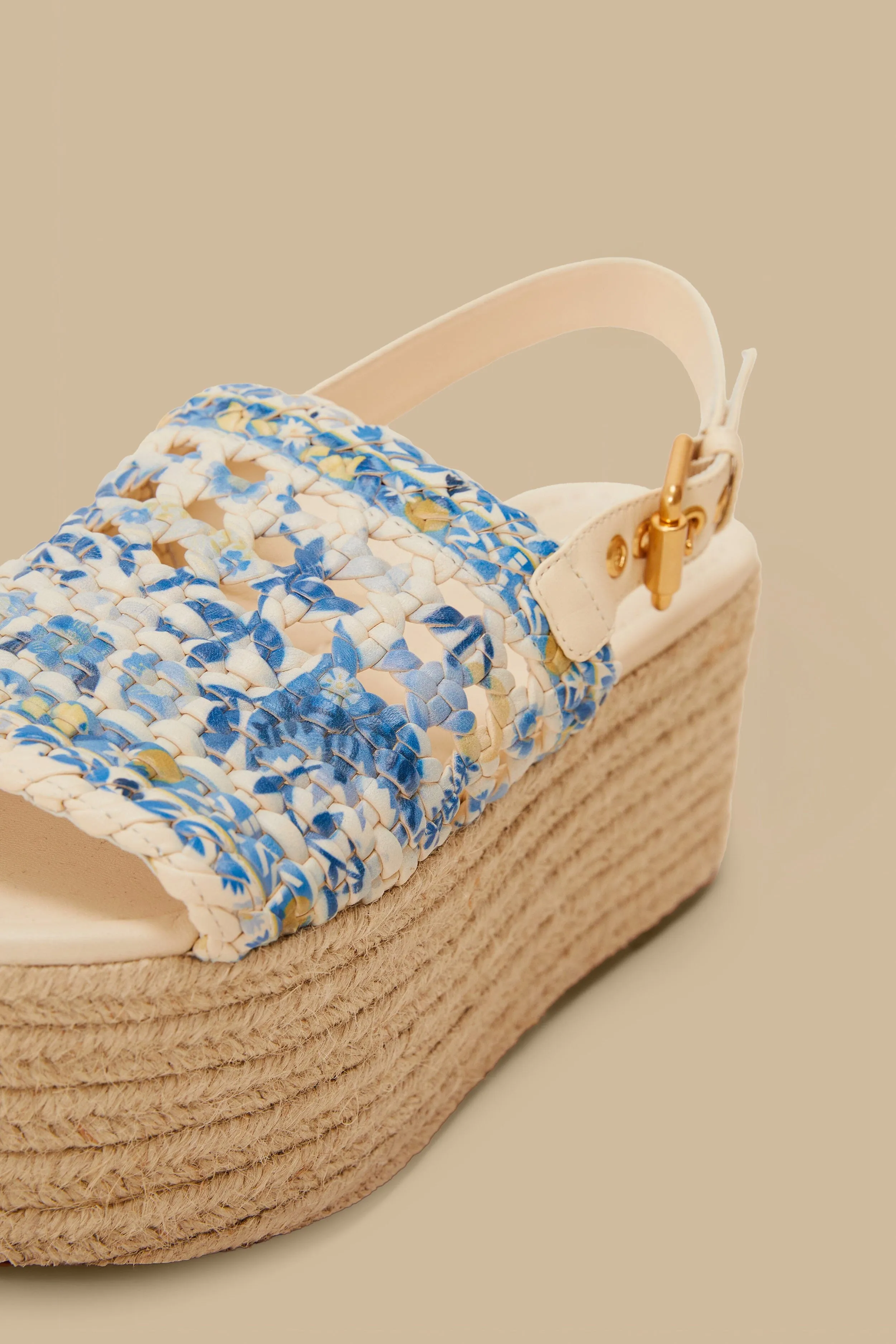 Woven Flatform Sandal sold by FARM Rio product image thumbnail 4