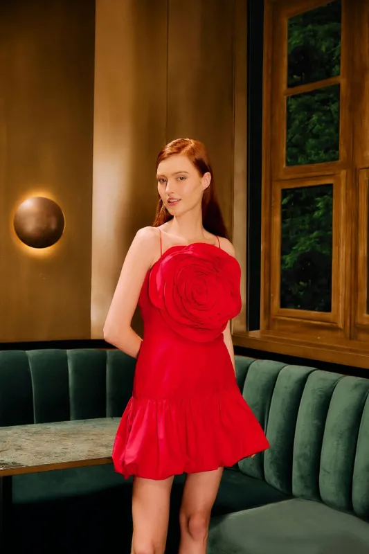 Red Balloon Mini Dress sold by FARM Rio