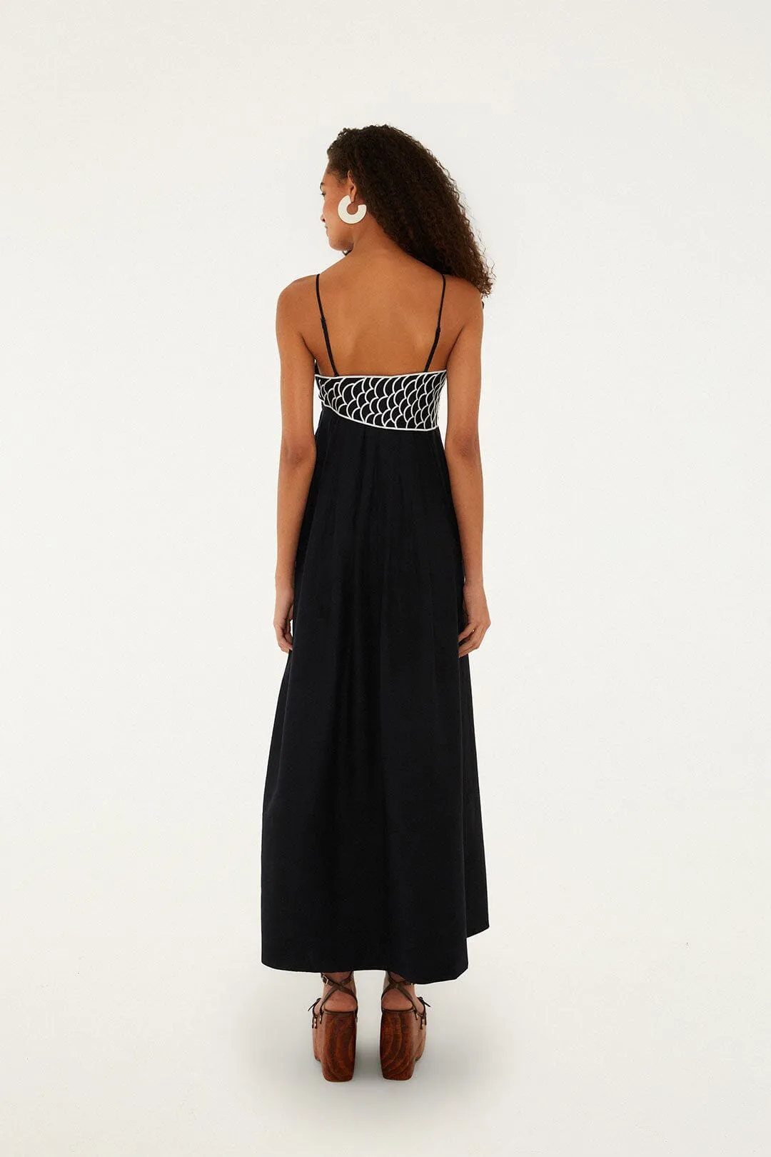 Black Fish Top Maxi Dress sold by FARM Rio product image thumbnail 3