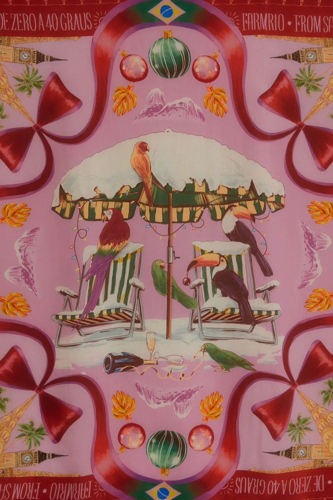 Multicolor From Sand To Snow Bandana Scarf sold by FARM Rio product image thumbnail 3