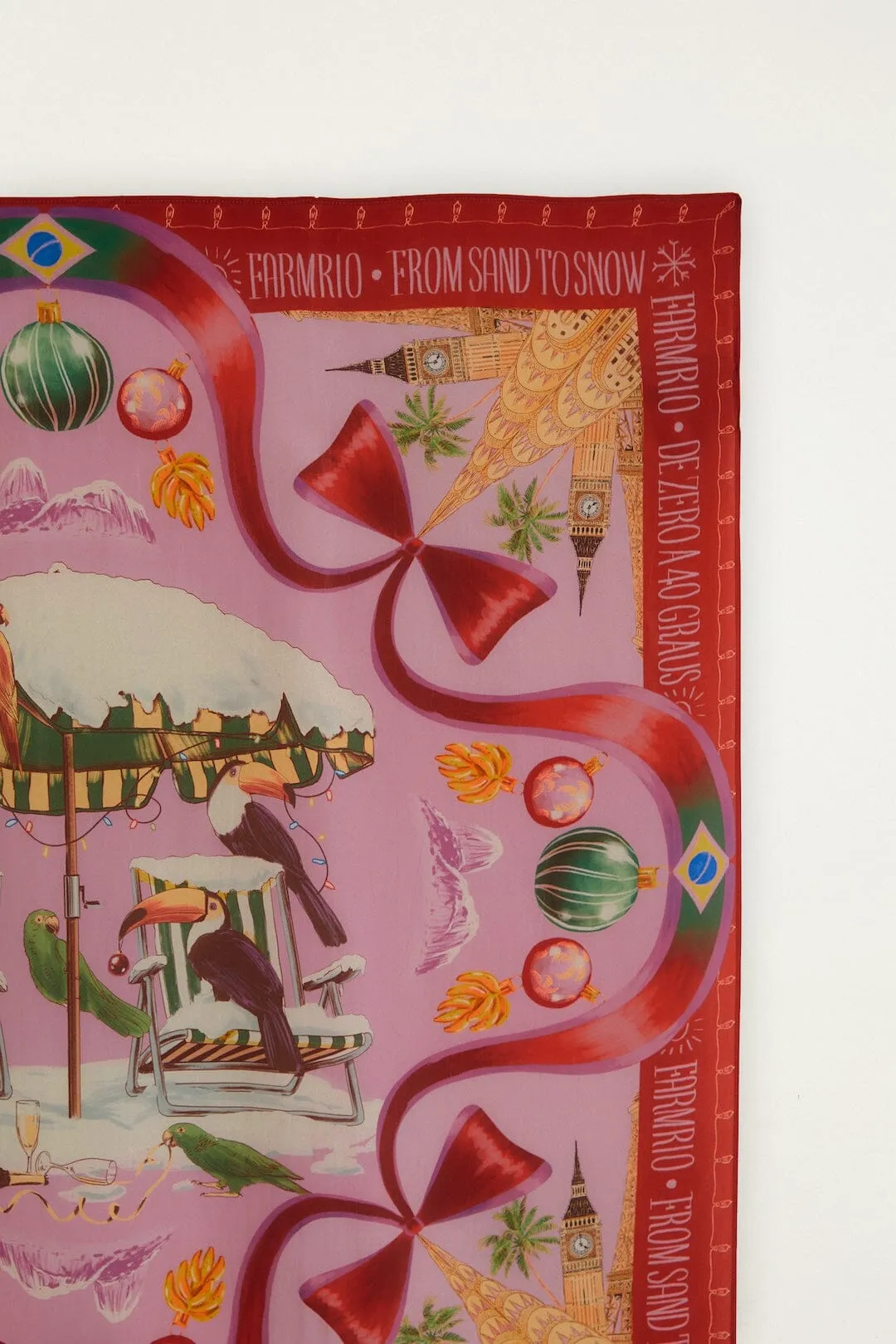 Multicolor From Sand To Snow Bandana Scarf sold by FARM Rio product image thumbnail 2