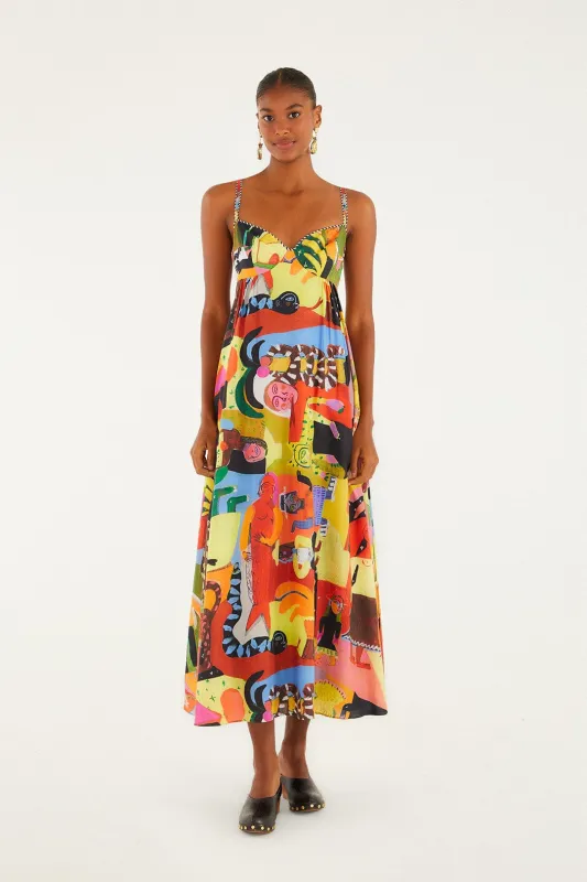 Ana Leovy Farm Rio Sleeveless Maxi Dress sold by FARM Rio