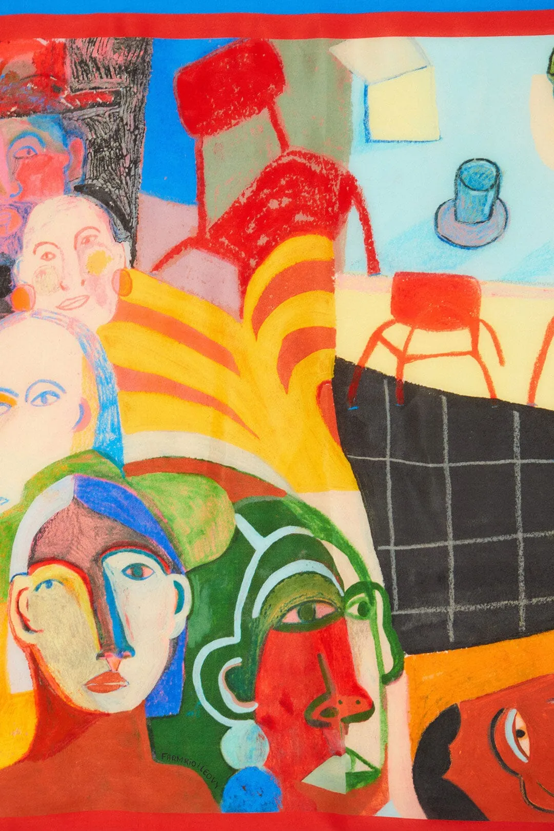 A Popular Cafe Scarf sold by FARM Rio product image thumbnail 5