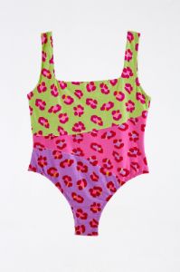 Maxi Leopard Patch One Piece Swimsuit sold by FARM Rio