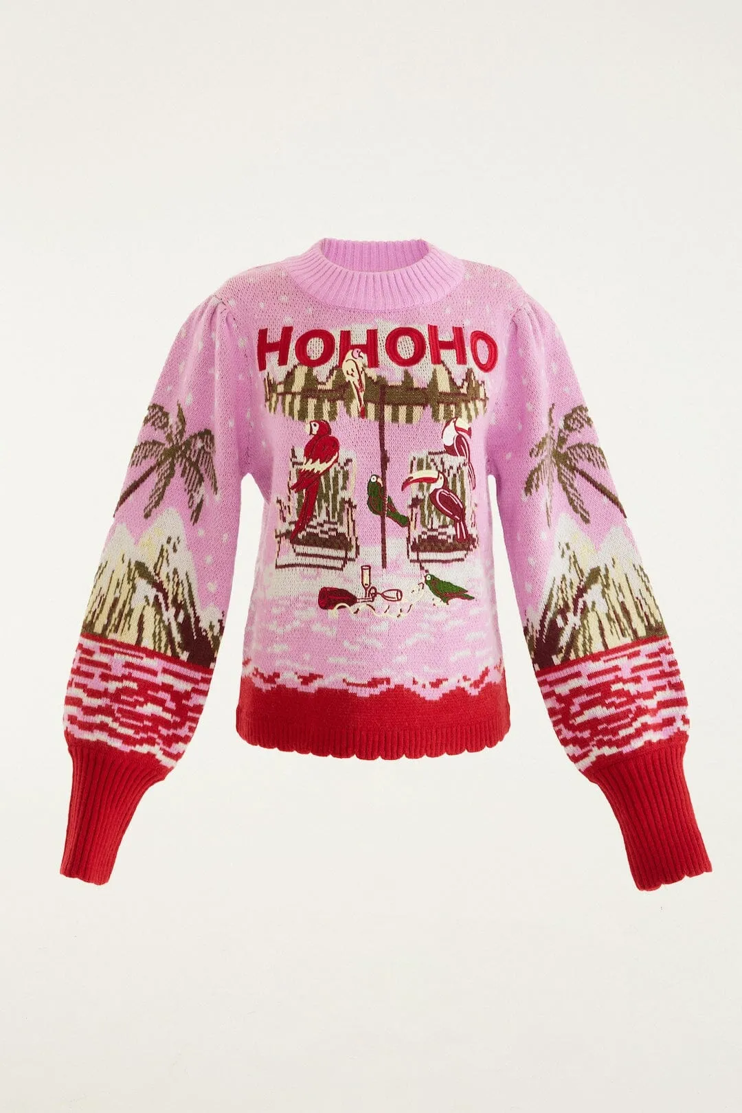 Pink From Sand To Snow Knit Sweater sold by FARM Rio product image thumbnail 4