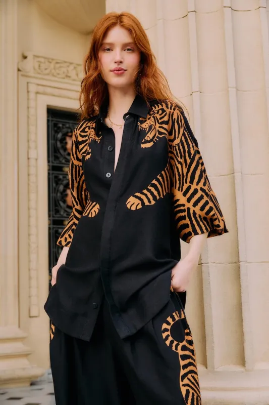 Black Tiger Long Sleeve Shirt sold by FARM Rio