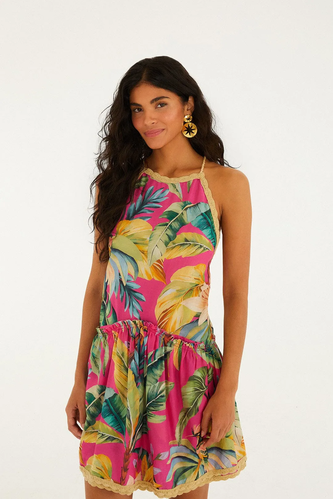 Tropicalia Mini Dress sold by FARM Rio