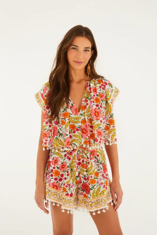 Banana Flowers Shorts sold by FARM Rio