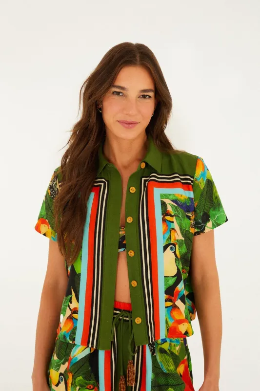 Bird Leaves Shirt sold by FARM Rio