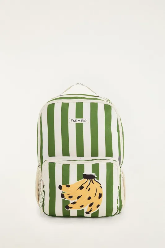 Green Tropical Banana Backpack sold by FARM Rio