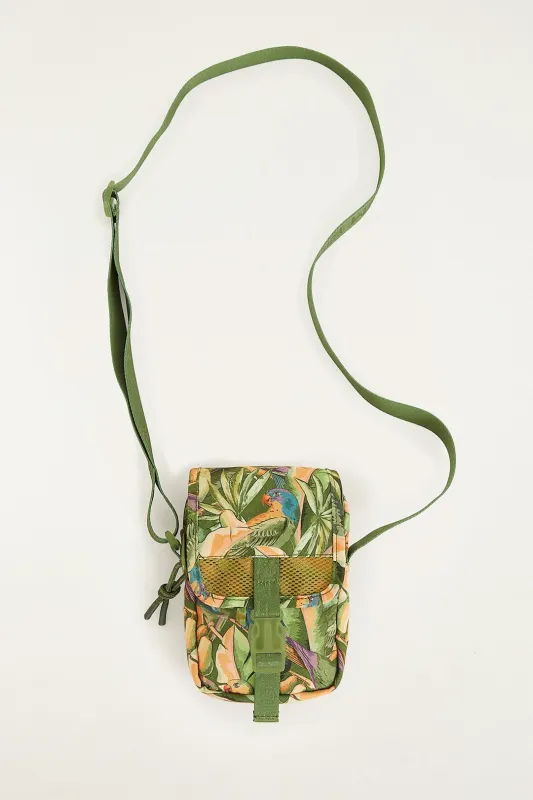 Green Bird Jungle Crossbody Bag made by FARM Rio