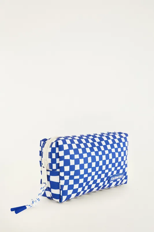 Blue Checkered Dream Pouch Bag sold by FARM Rio