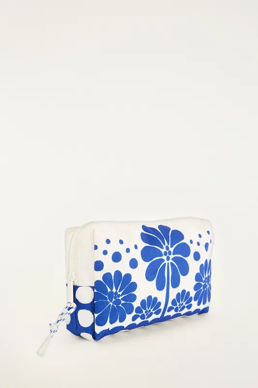 Blue Macaw Striped Pouch Bag sold by FARM Rio