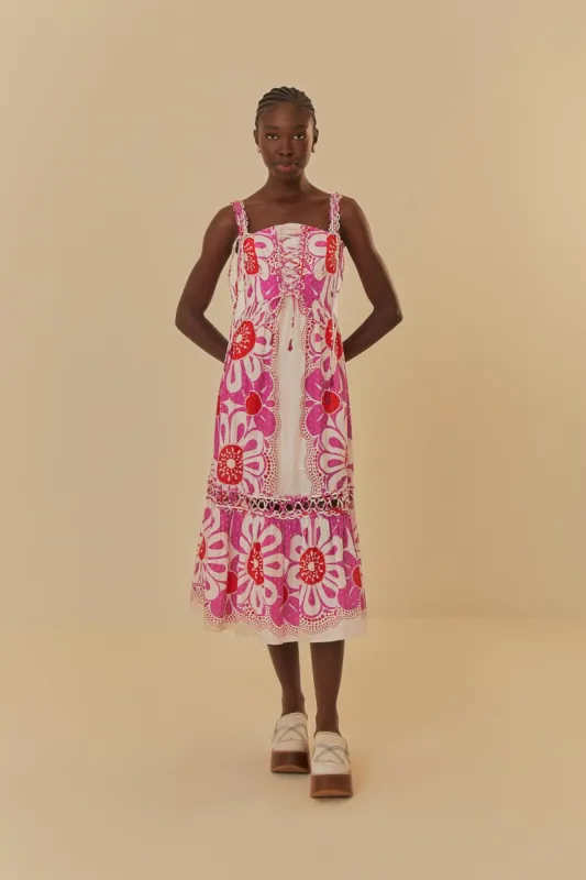 Off-White Maia Sleeveless Midi Dress sold by FARM Rio