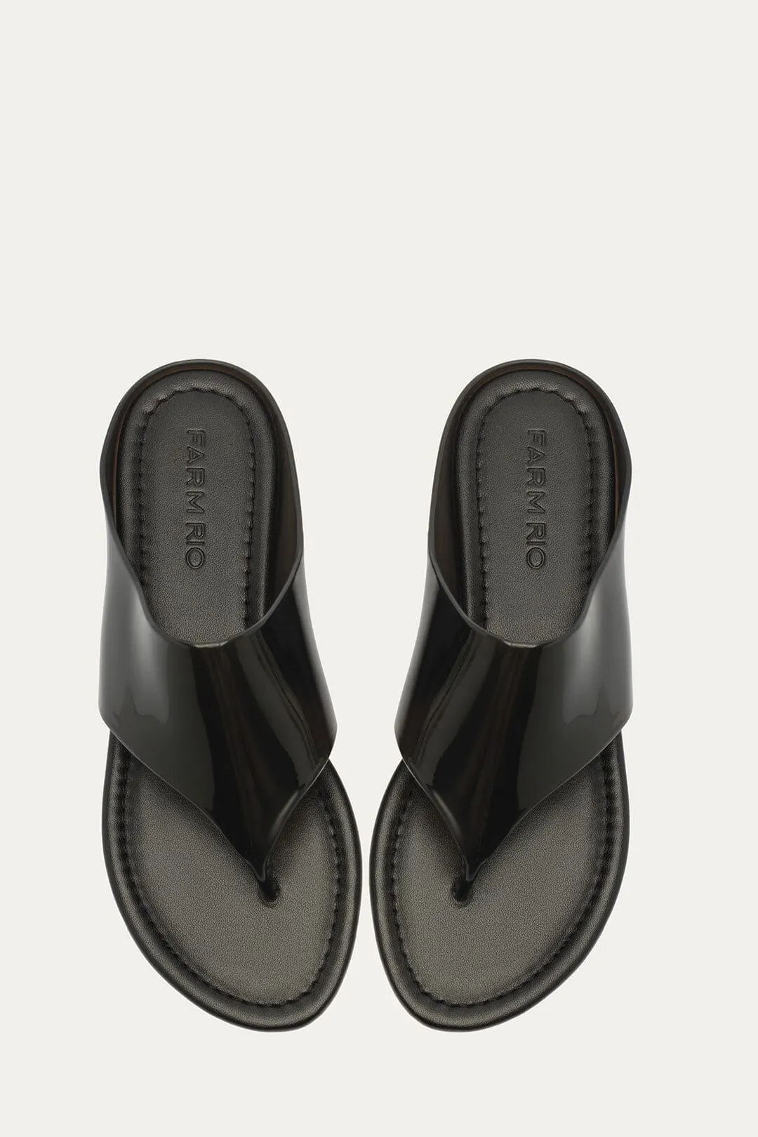 Black Jelly Flat Sandal sold by FARM Rio product image thumbnail 4