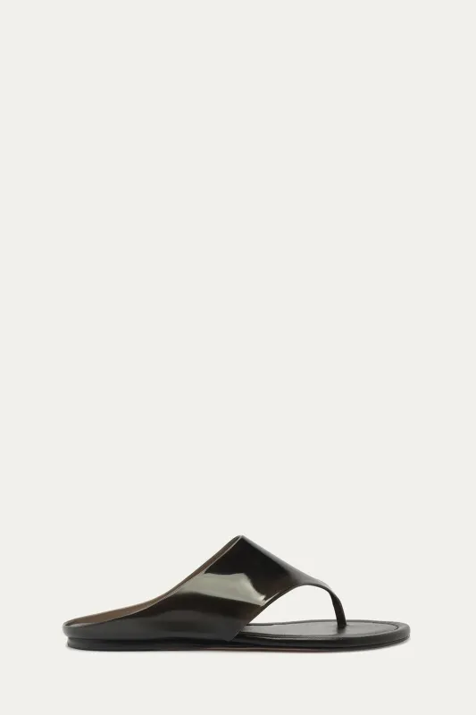 Black Jelly Flat Sandal sold by FARM Rio