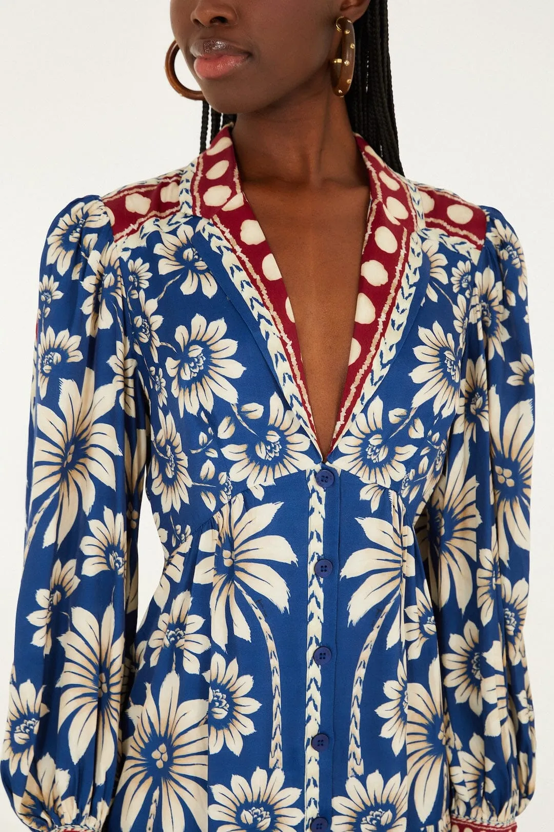 Blue Luna Lenzing_x0099_ Ecovero_x0099_ Viscose Mini Dress sold by FARM Rio product image thumbnail 2
