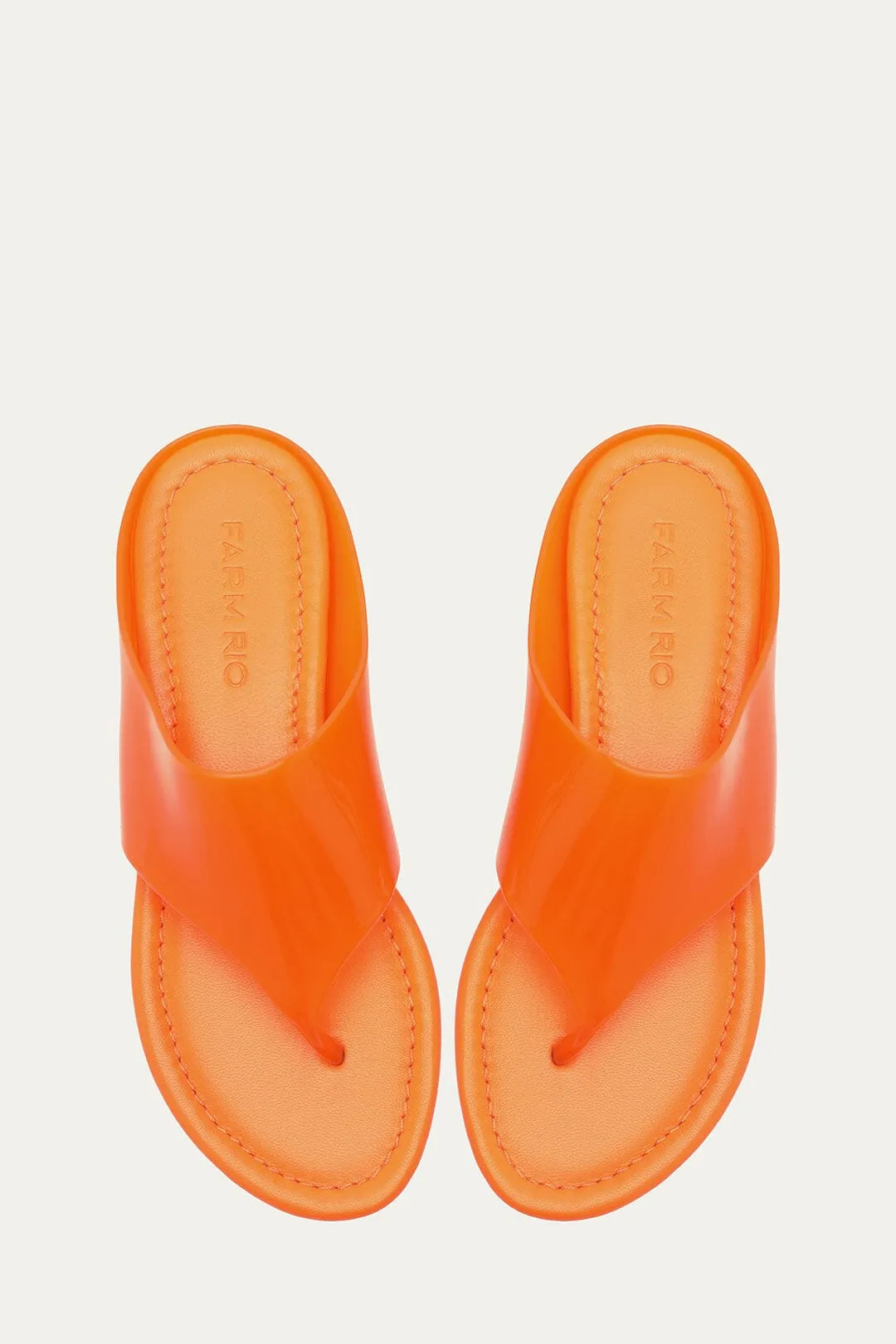 Orange Jelly Flat Sandal sold by FARM Rio product image thumbnail 4