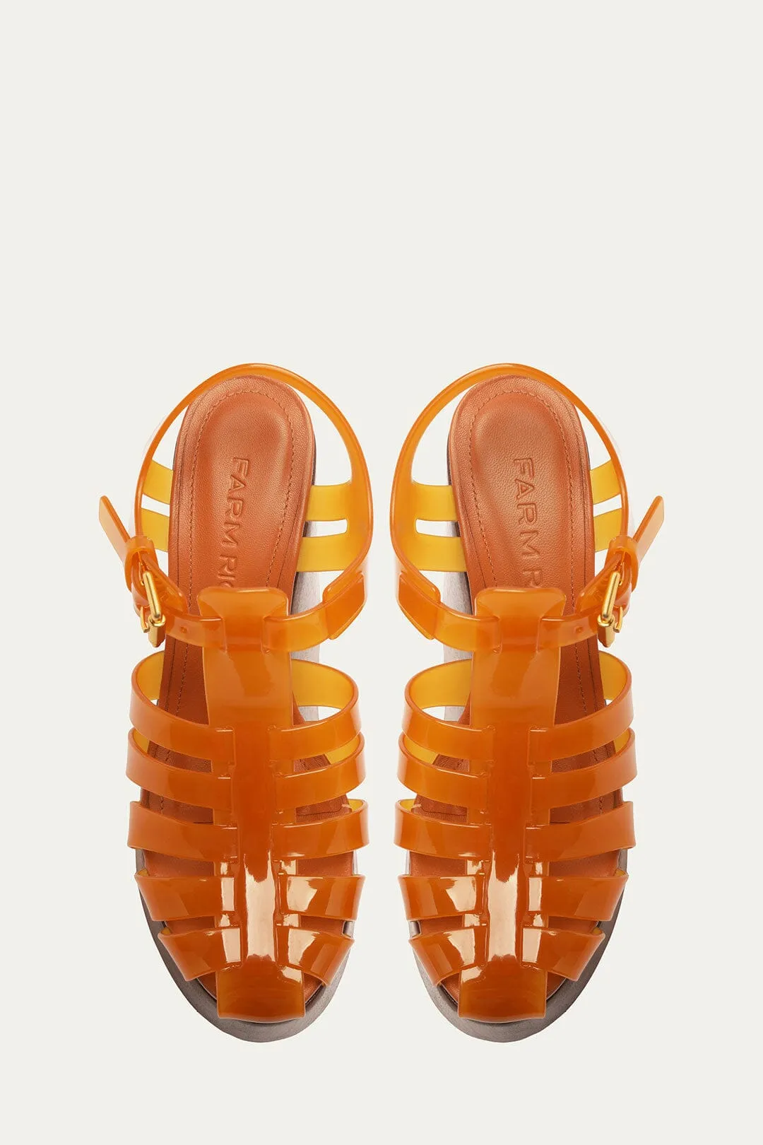 Beige Fisherman Jelly Wedge Sandal sold by FARM Rio product image thumbnail 4