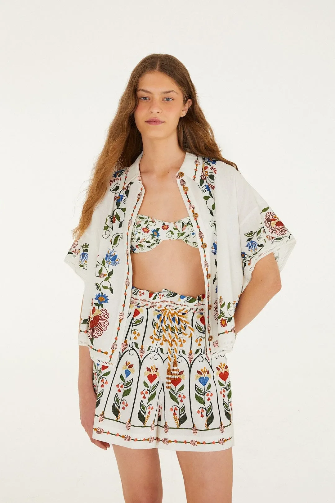 Off-White Stitched Garden Shorts sold by FARM Rio product image thumbnail 4