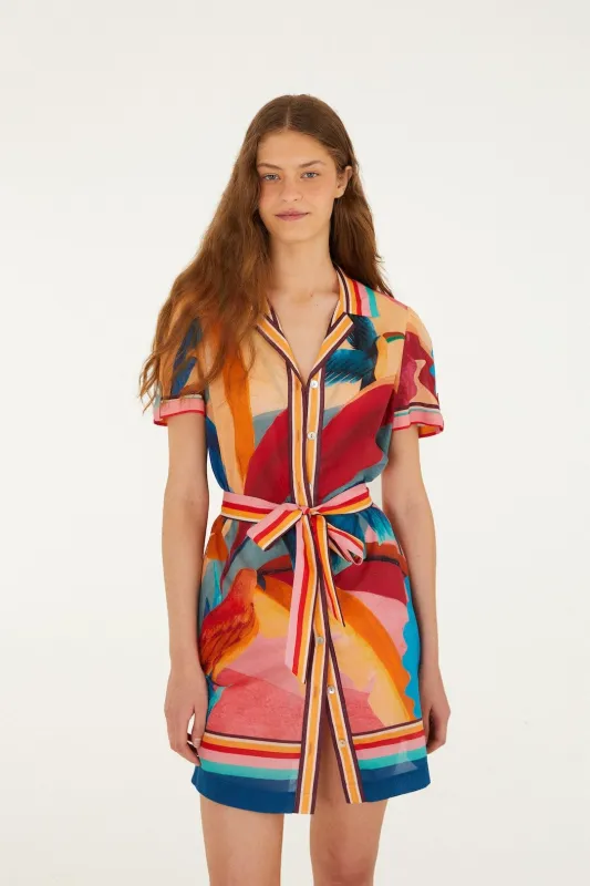 Atlantic Rain Forest Multicolored Mini Dress sold by FARM Rio