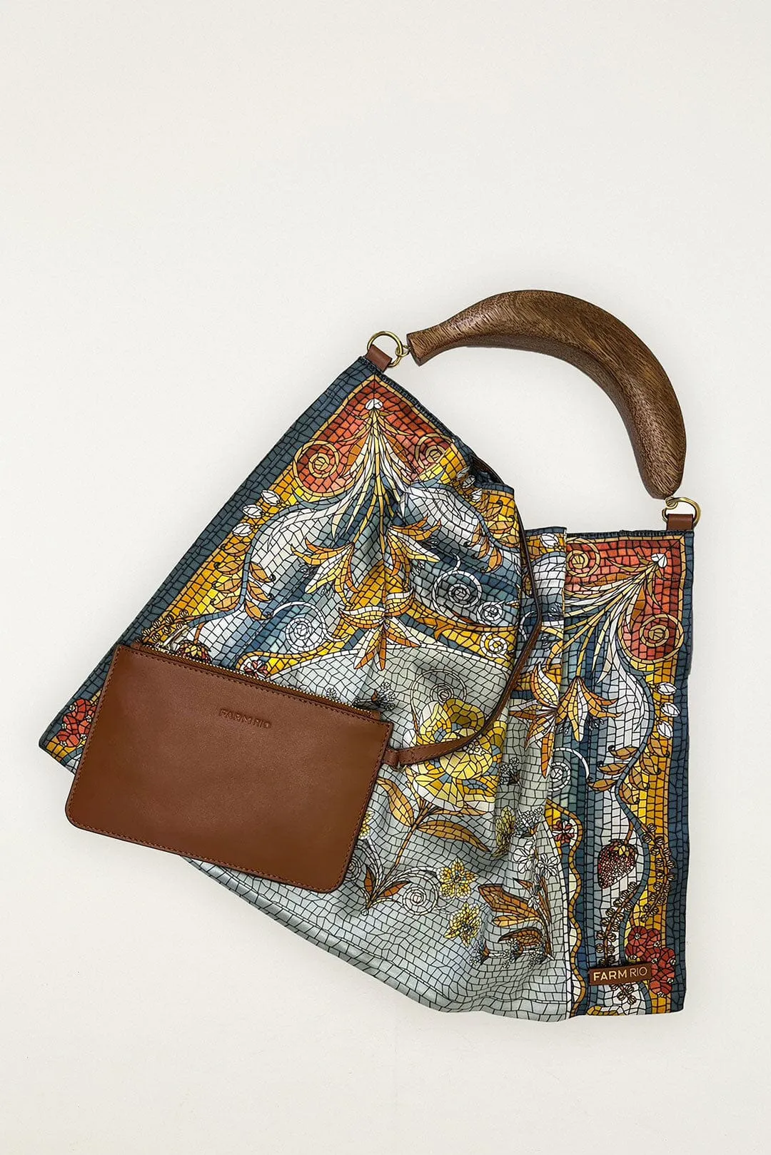 Multicolor Scarf Mini Bag sold by FARM Rio product image thumbnail 3