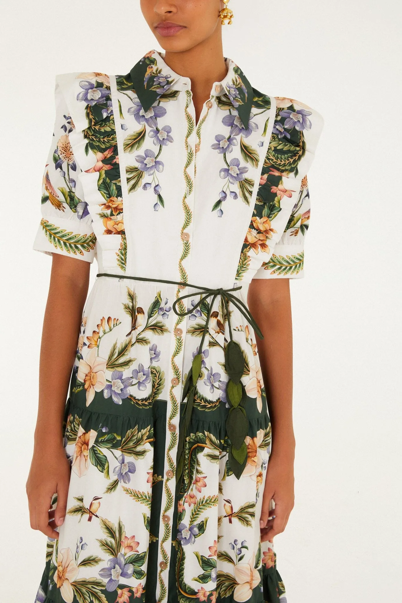 Sand Nature Short Sleeve Maxi Dress sold by FARM Rio product image thumbnail 2