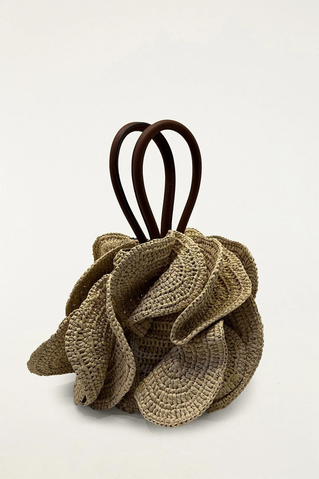 Beige Raffia Flower Bag sold by FARM Rio product image thumbnail 2