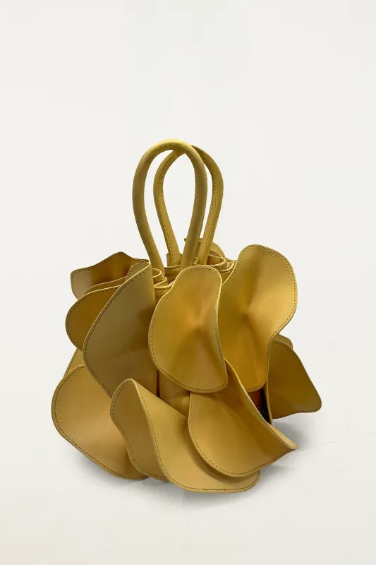 Pink Red Leather Flower Bag sold by FARM Rio