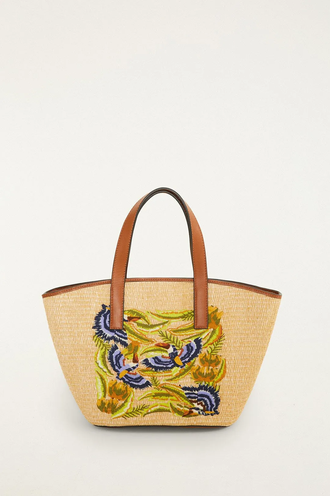 Raffia Basket Tote Bag Small sold by FARM Rio