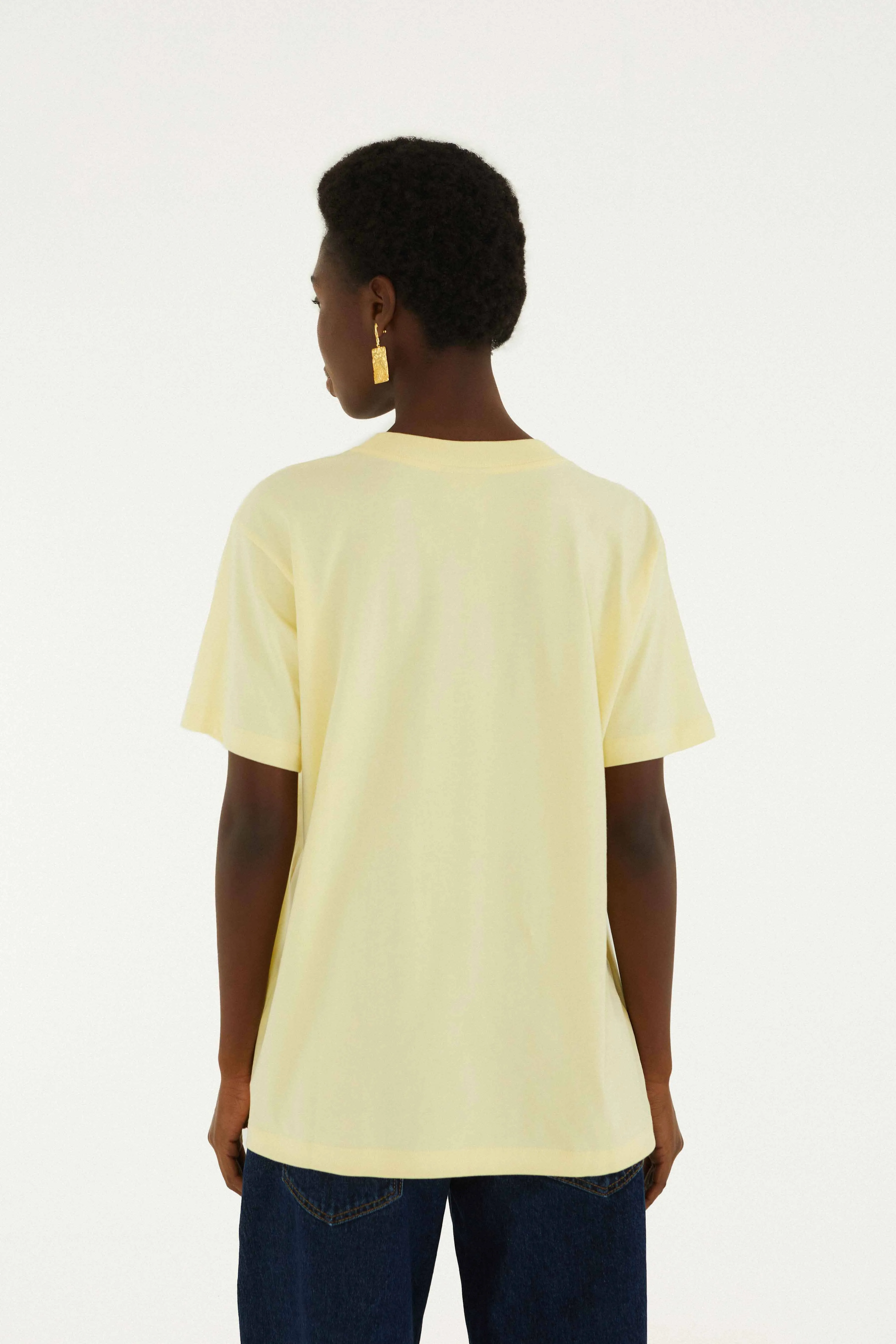 Bondinho Landscape Carioca Organic Cotton Relaxed T-Shirt sold by FARM Rio product image thumbnail 3