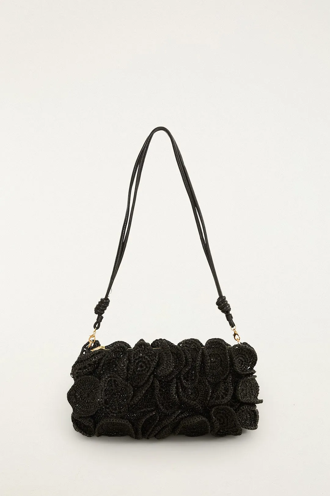 Raffia Flower Clutch sold by FARM Rio