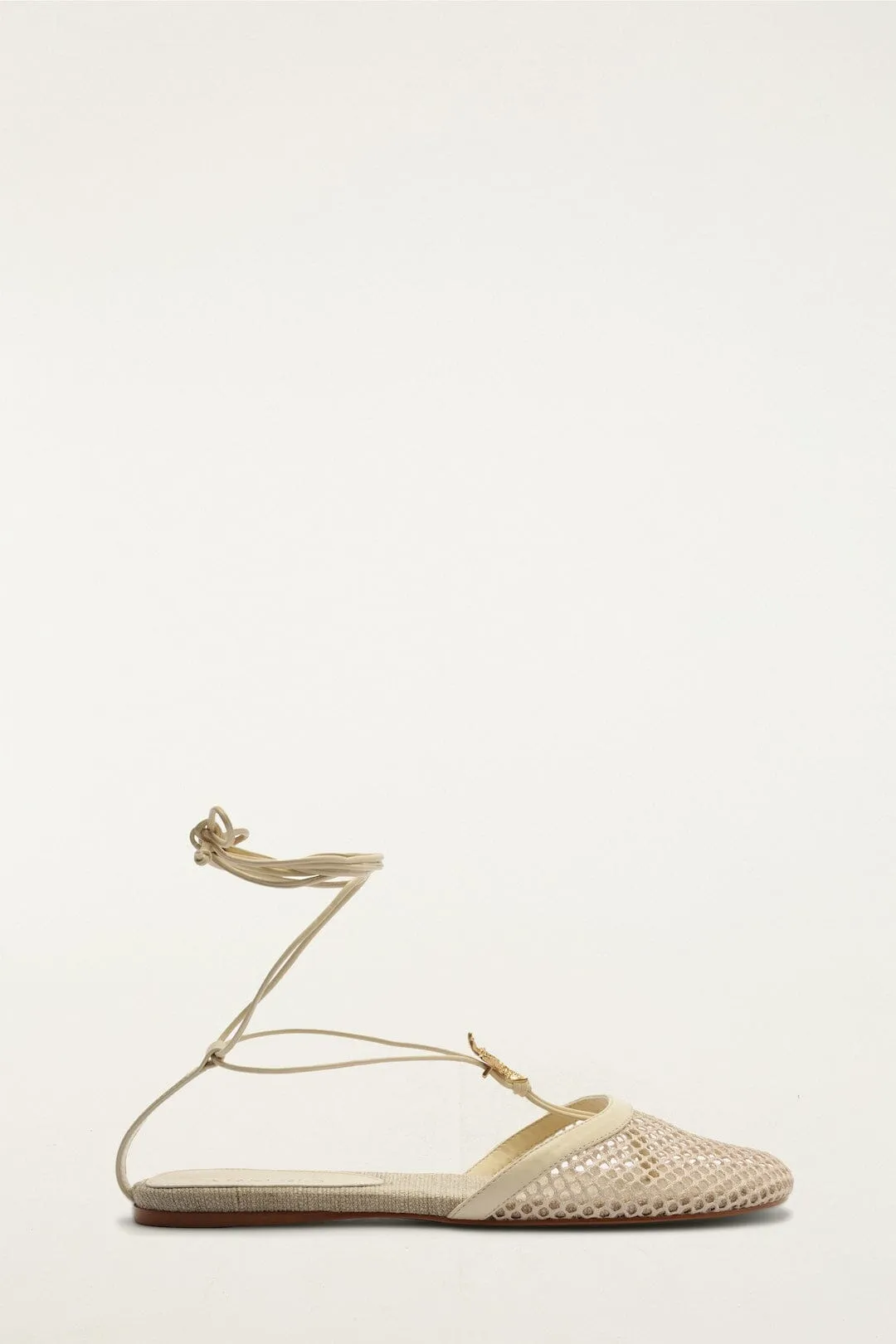 Sea Lace Up Mule sold by FARM Rio