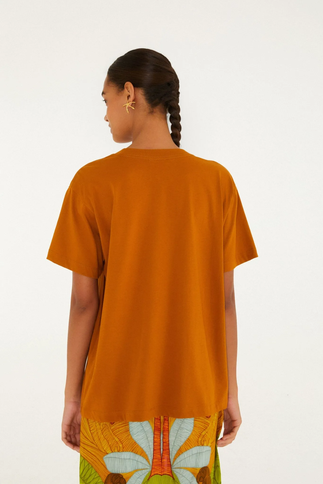 Terra De Mil Colores Organic Cotton Relaxed T-Shirt sold by FARM Rio product image thumbnail 3