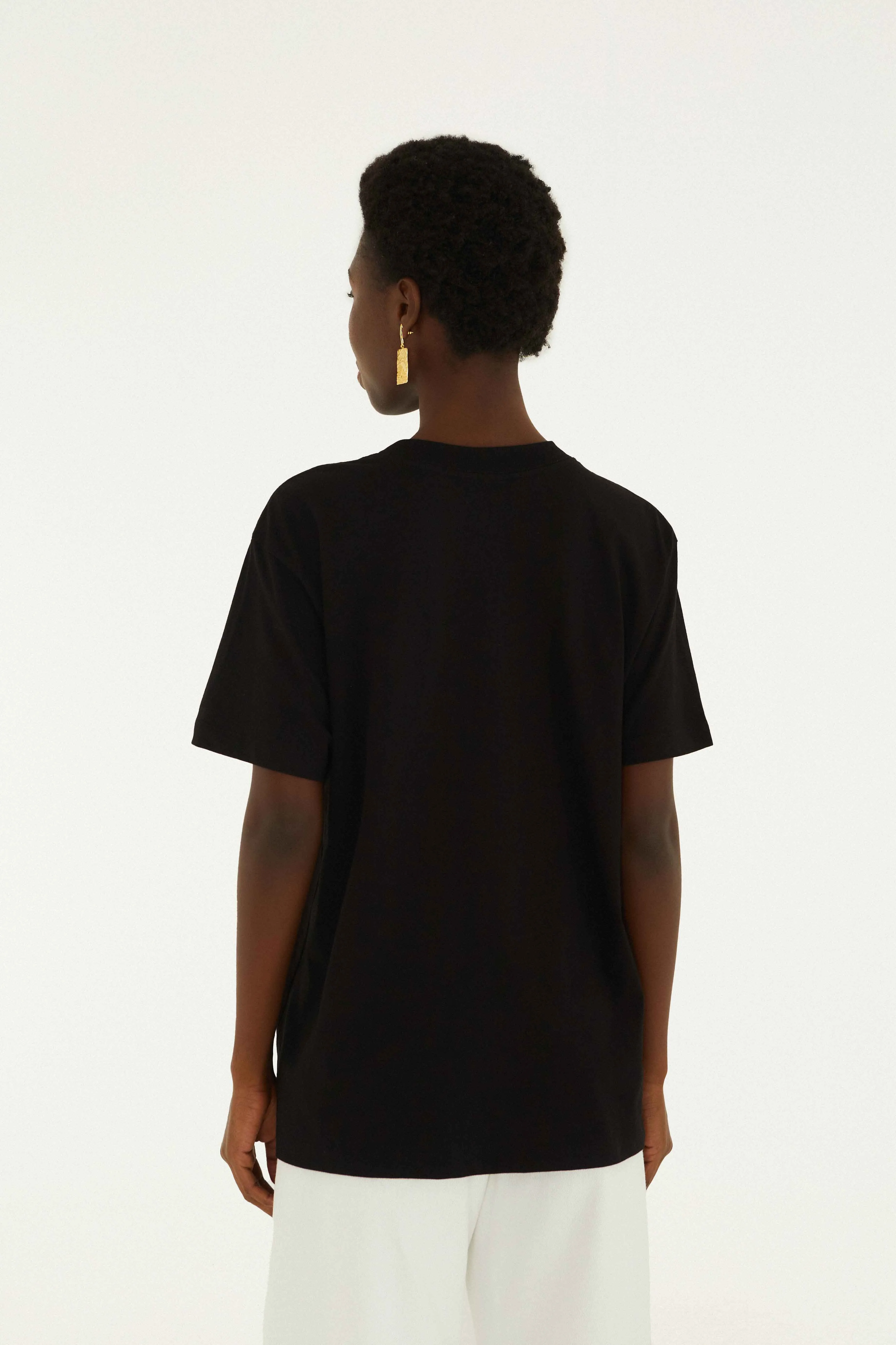 Black Landscape Carioca Organic Cotton Relaxed T-Shirt sold by FARM Rio product image thumbnail 3