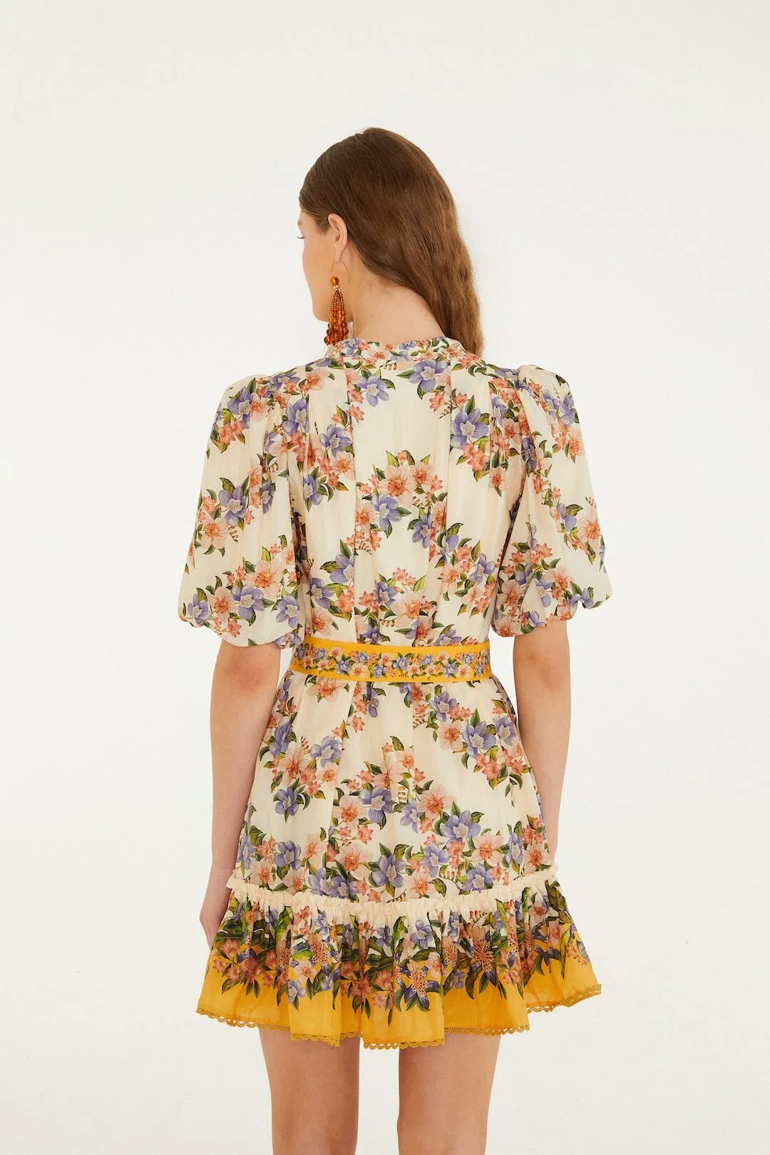 Sand Hilo Stripes Mini Dress sold by FARM Rio product image thumbnail 3