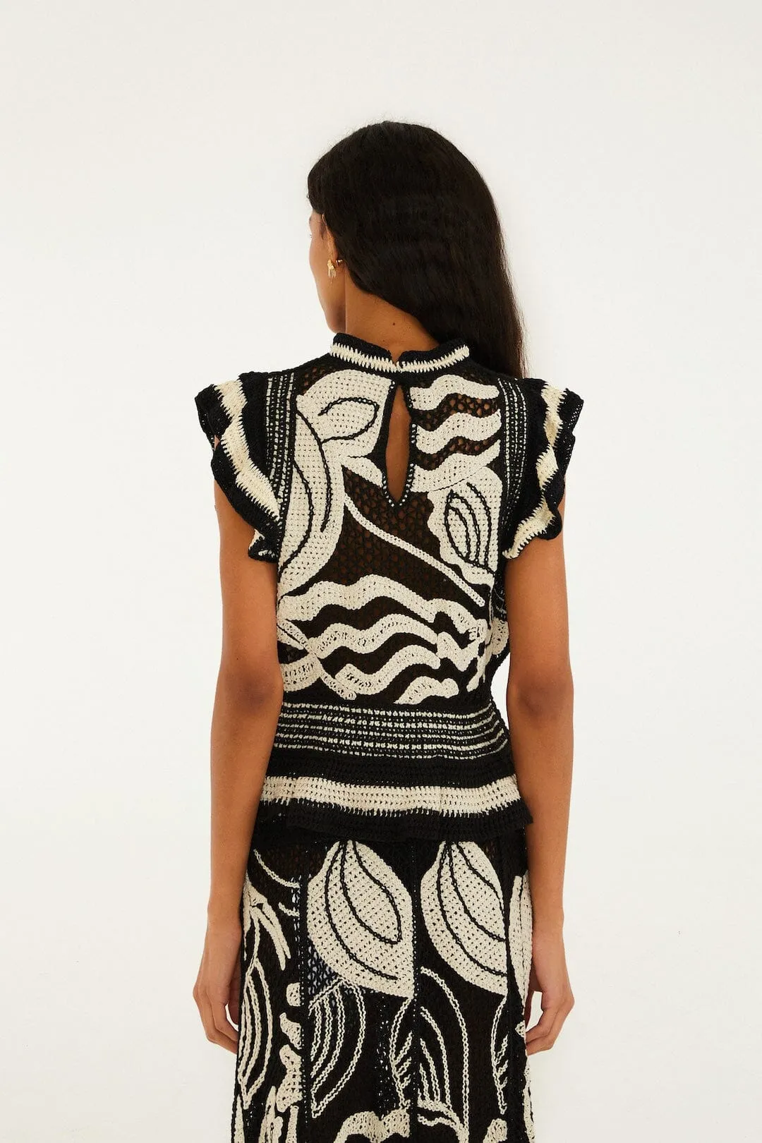 Seashell Crochet Top sold by FARM Rio product image thumbnail 3