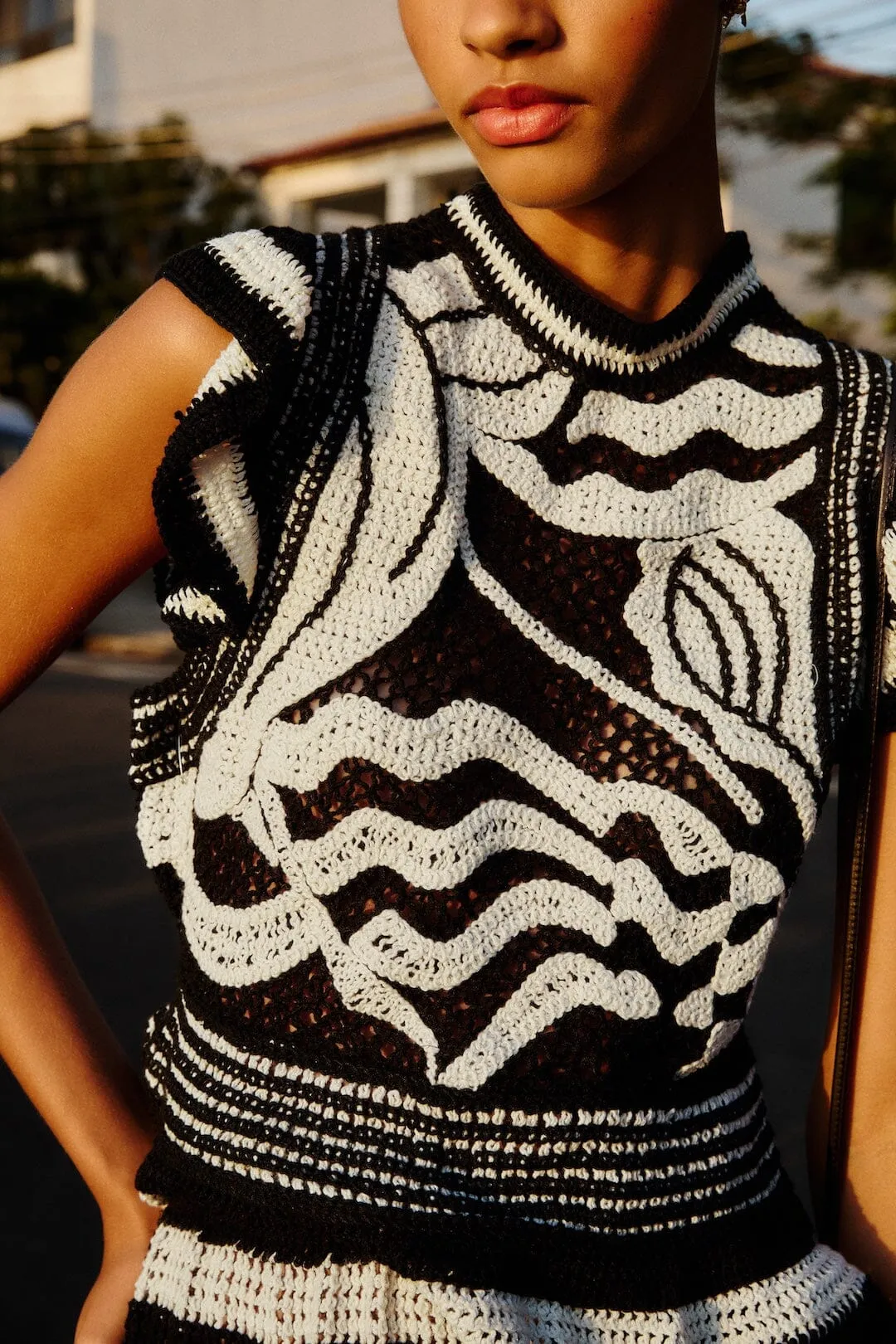 Seashell Crochet Top sold by FARM Rio