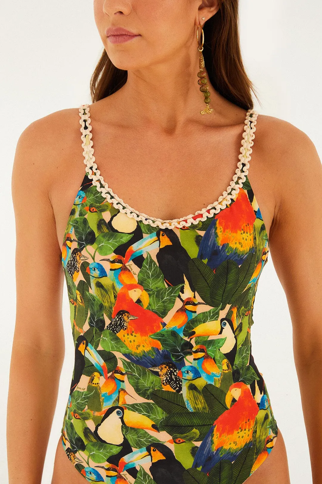 Bird Leaves One Piece sold by FARM Rio product image thumbnail 3