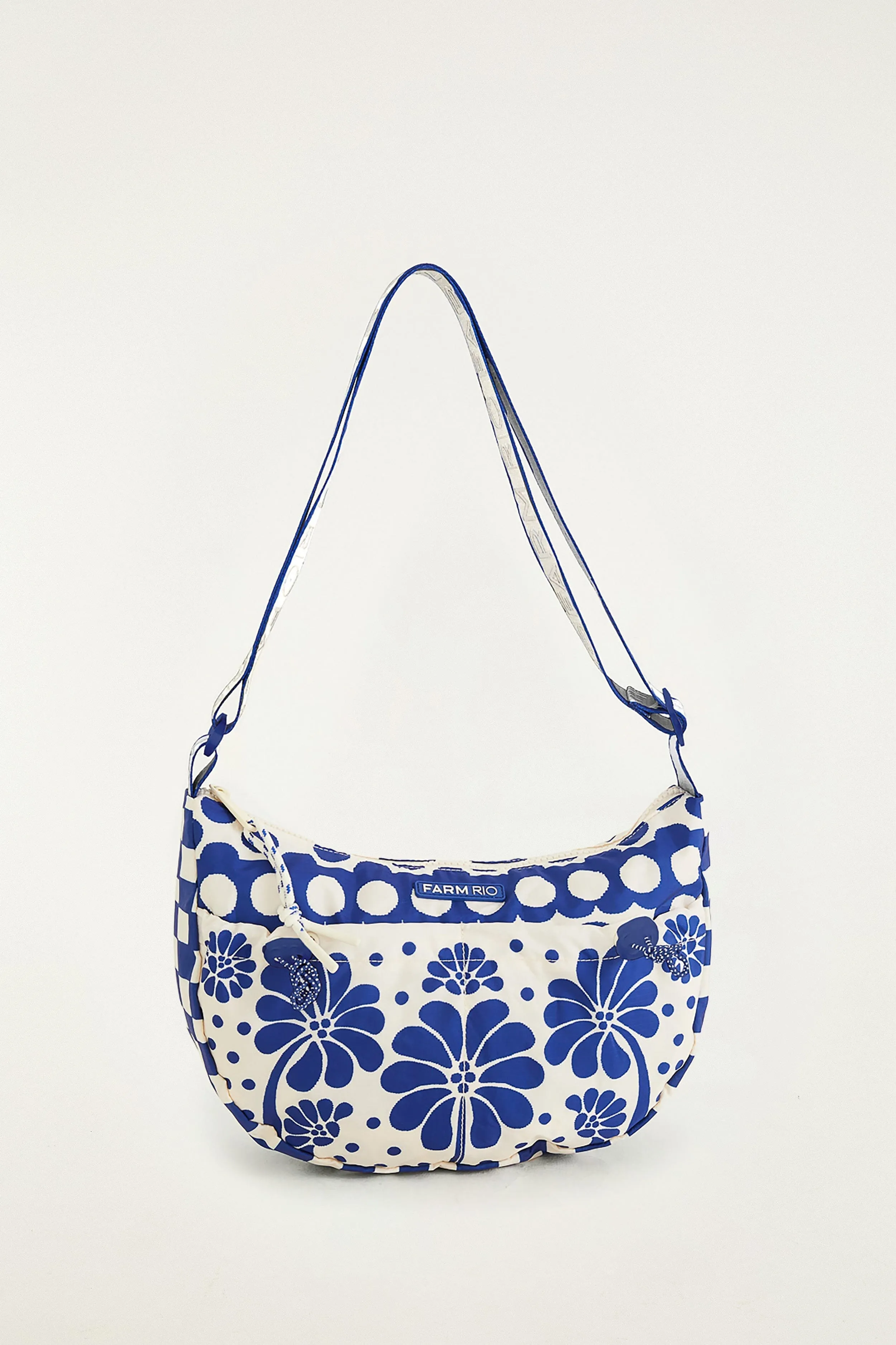 Blue Palermo Shoulder Bag sold by FARM Rio