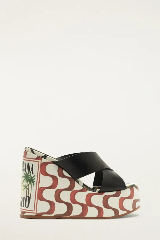 Copacabana Wedge Sandal made by FARM Rio