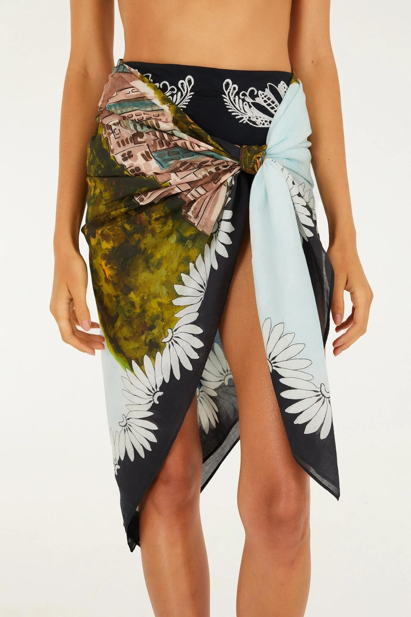 Multicolor Copacabana Beach Sarong sold by FARM Rio product image thumbnail 2