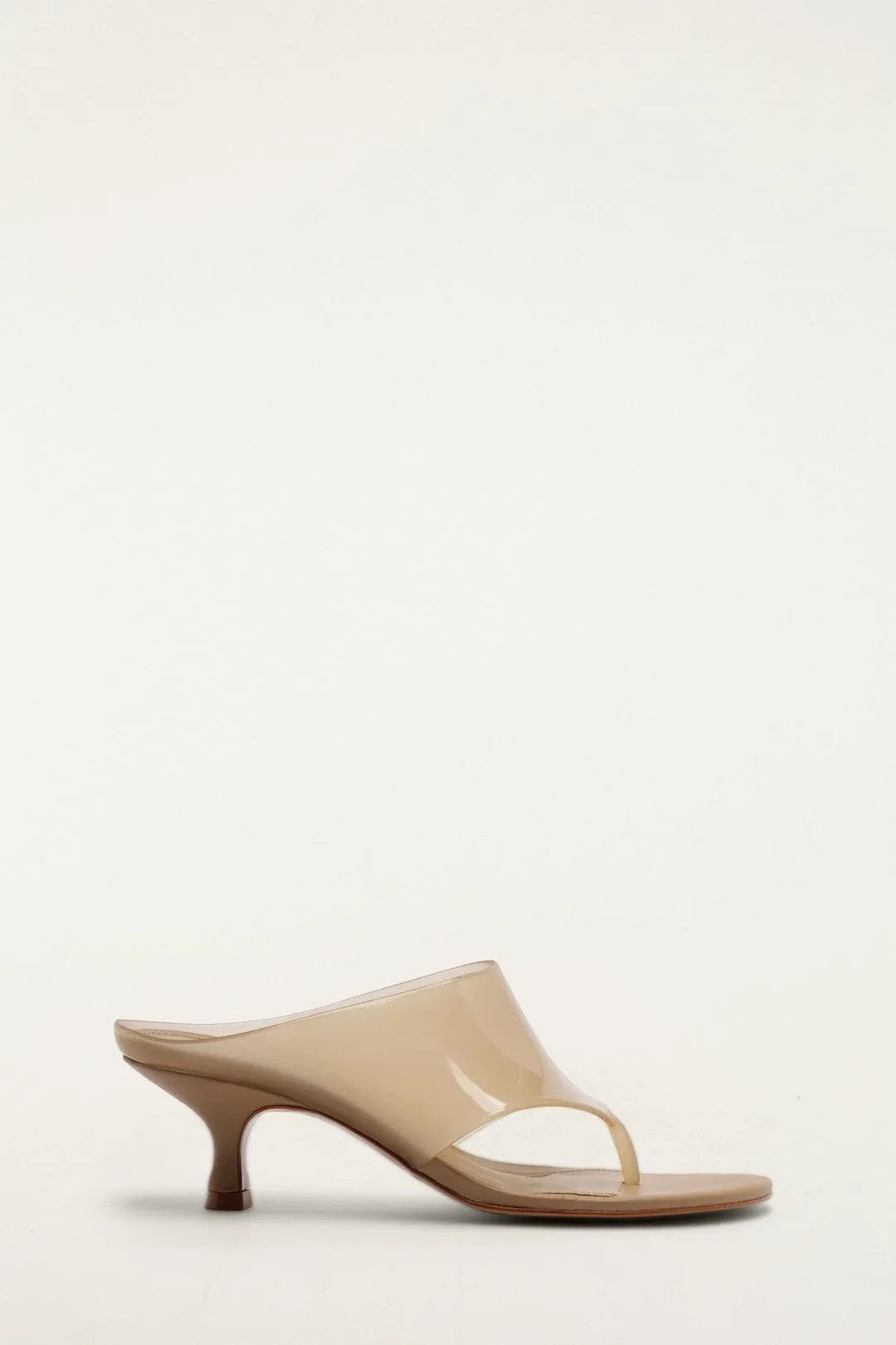 Off-White Thong Jelly Kitten Heel sold by FARM Rio