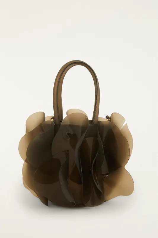 Dark Olive Jelly Flower Bag sold by FARM Rio