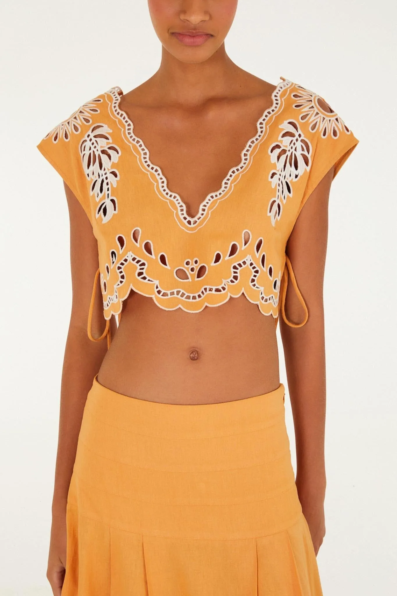 Camel Banana Tree Blouse sold by FARM Rio product image thumbnail 5