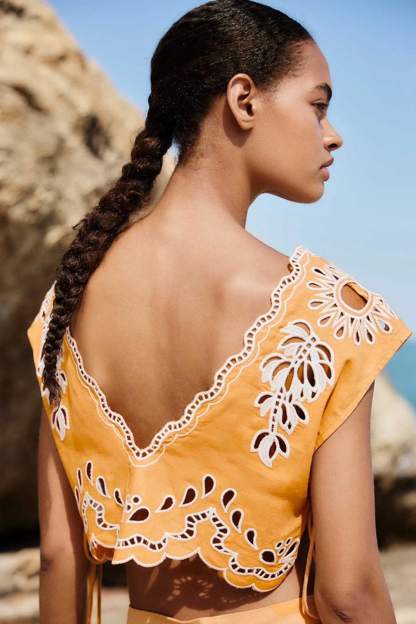 Camel Banana Tree Blouse sold by FARM Rio product image thumbnail 2