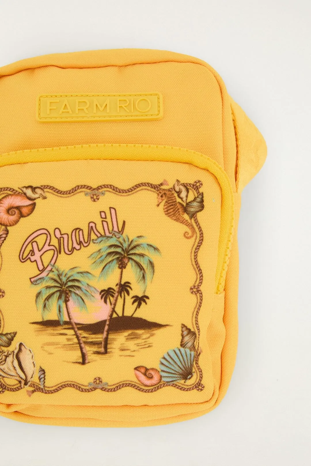 Bahia Yellow Crossbody Bag sold by FARM Rio product image thumbnail 3
