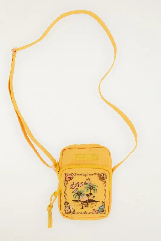 Bahia Yellow Crossbody Bag made by FARM Rio