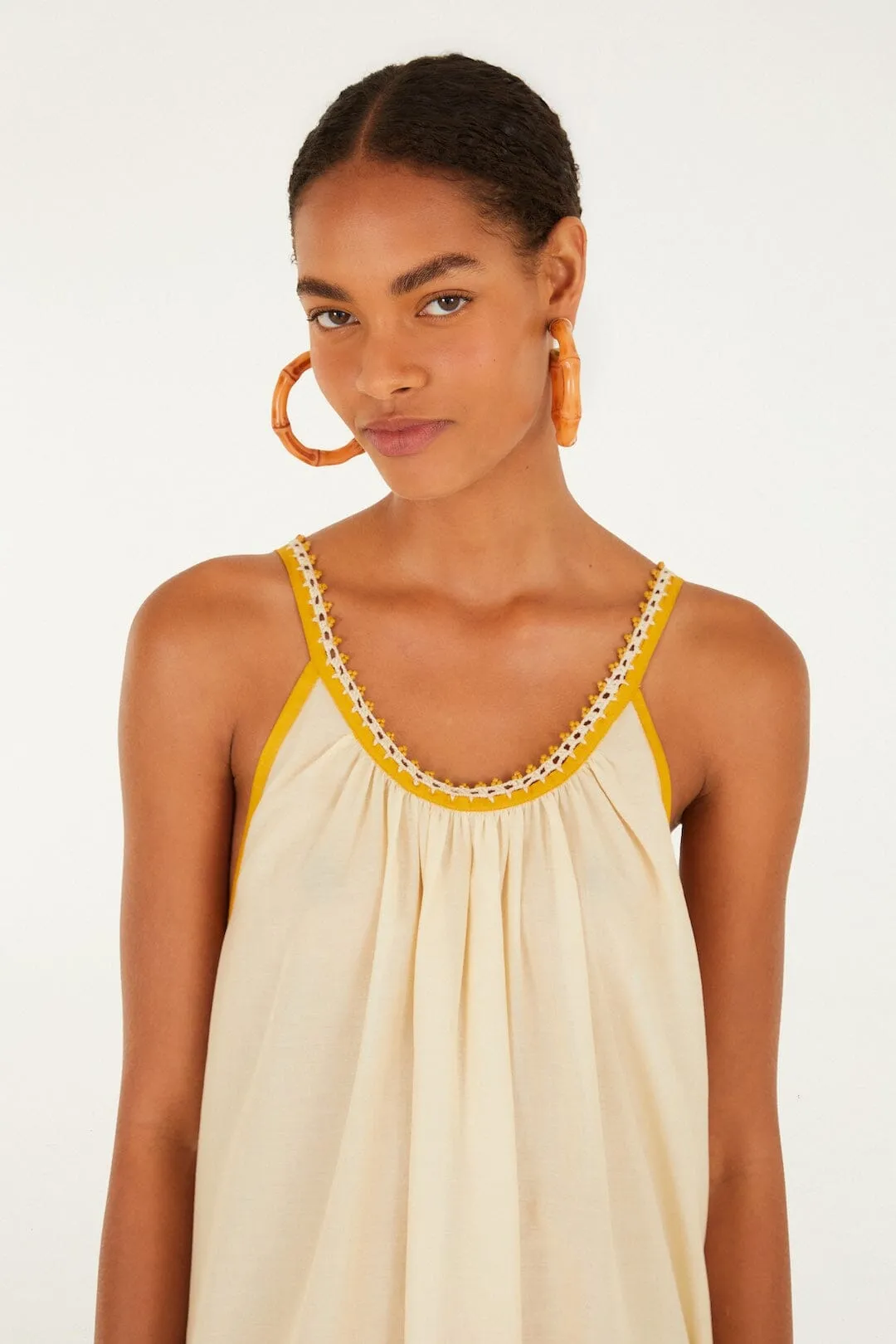 Light Blush Hilo Stripes Maxi Dress sold by FARM Rio product image thumbnail 2